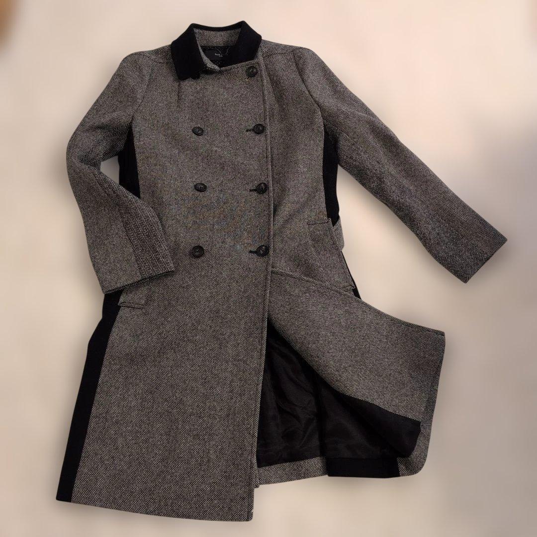 【極美品】ポールスミス×MOON ダブルブレストツイードコート ヘリンボーン L