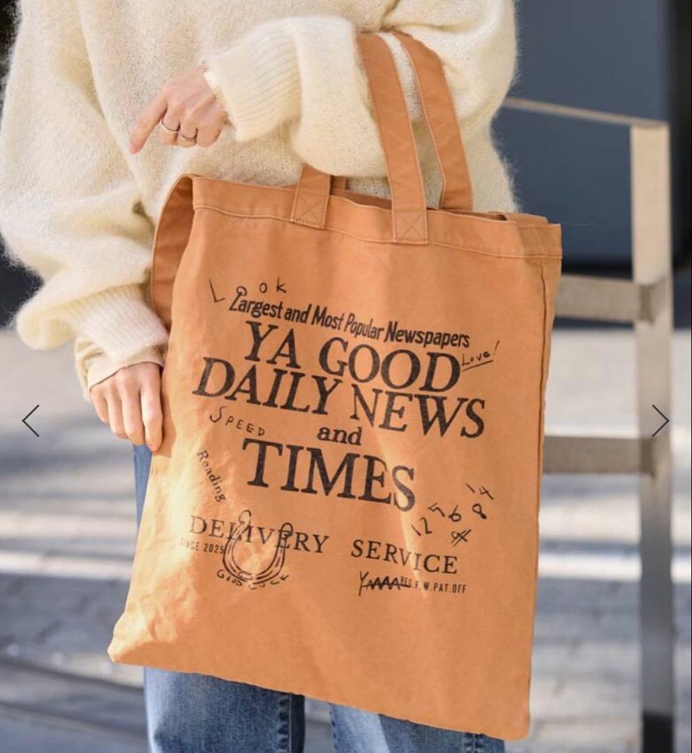 バッグ YA GOOD IDEAS YA GOOD DAILY NEWS TIMES T