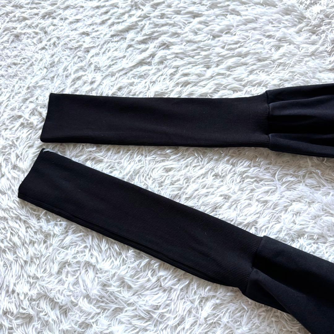 グッチ　ジャージ　セットアップ　シルク　絹　インターロッキング　刺繍ロゴ　黒　S