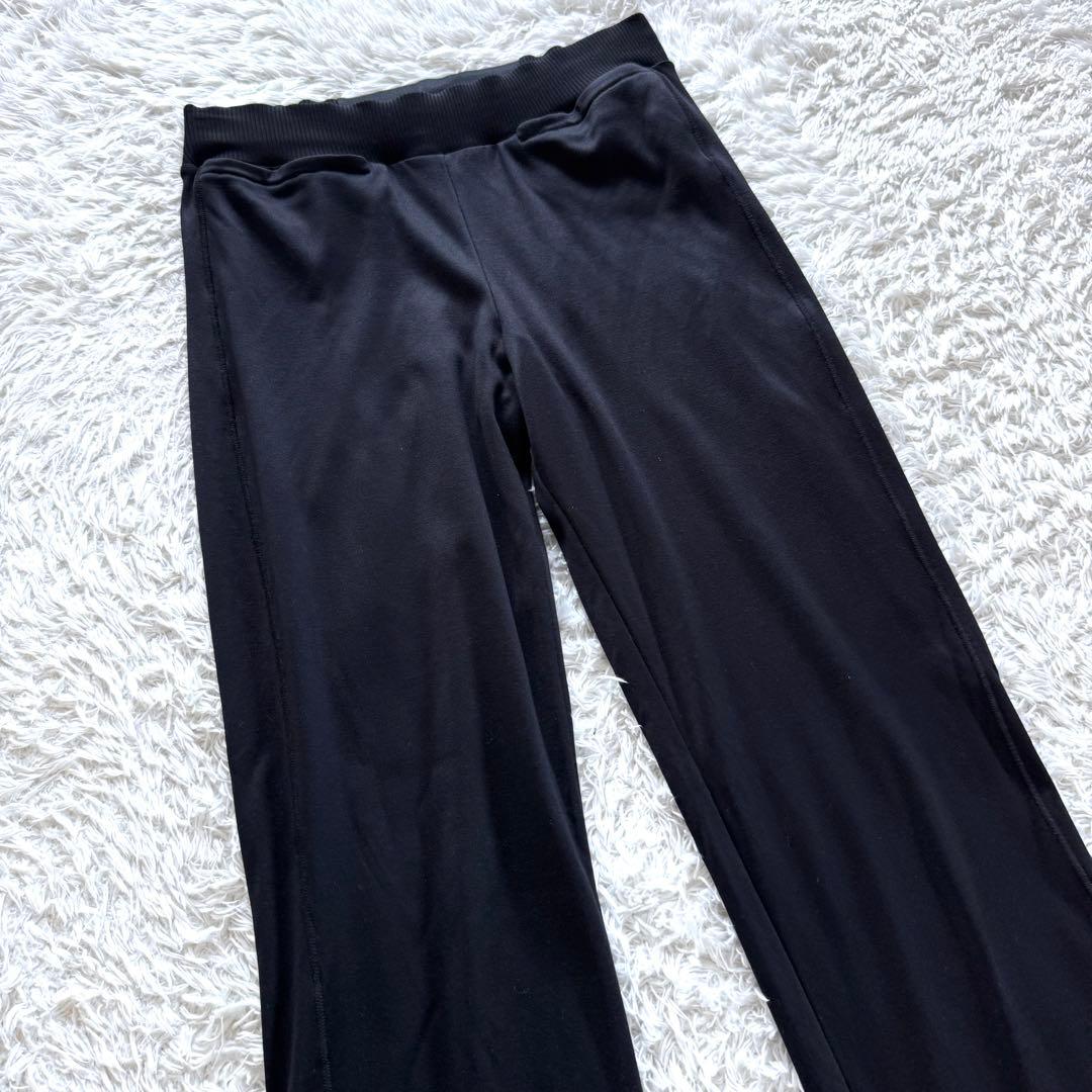 グッチ　ジャージ　セットアップ　シルク　絹　インターロッキング　刺繍ロゴ　黒　S