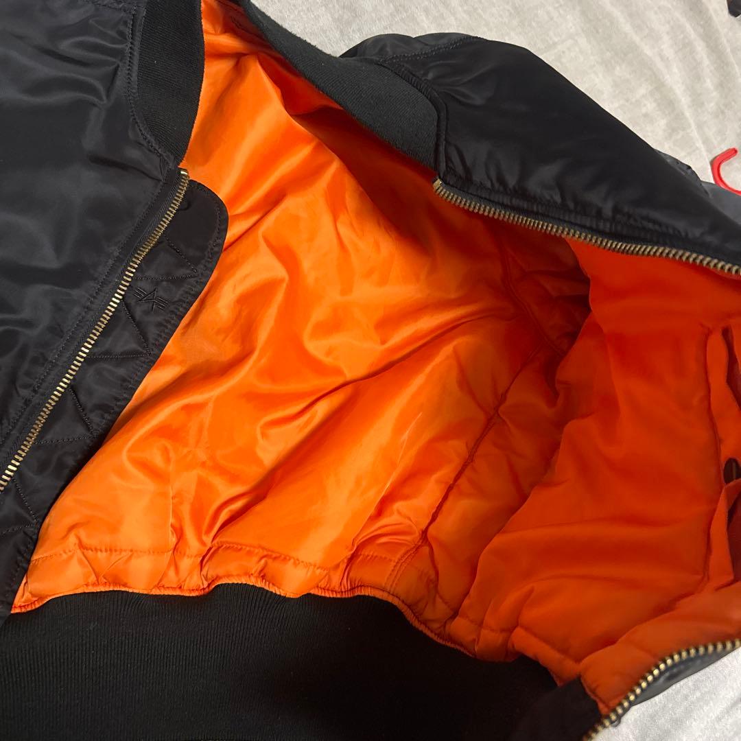 MA-1 フライトジャケット ブラック　alpha