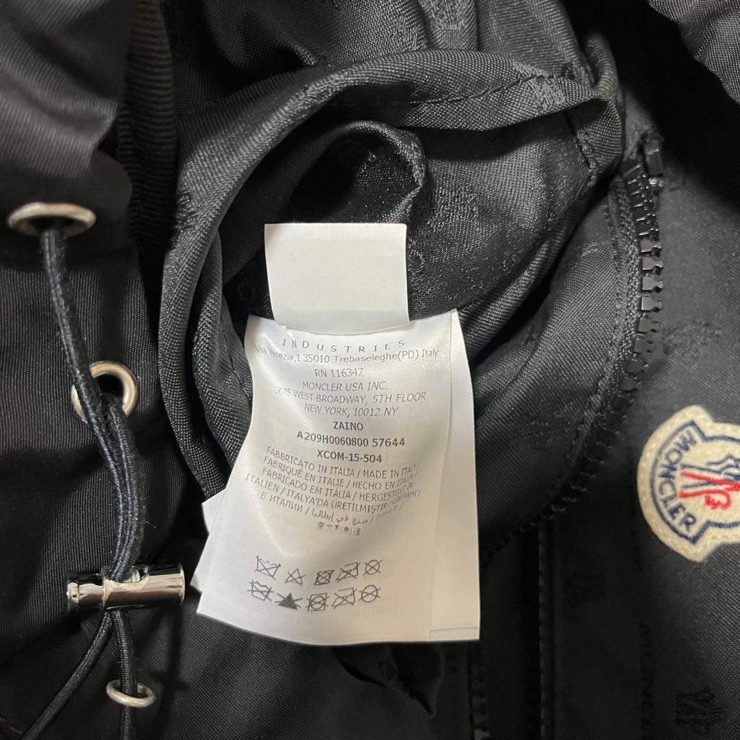 【希少美品】モンクレール AMI リュック バックパック ロゴ刺繍 黒