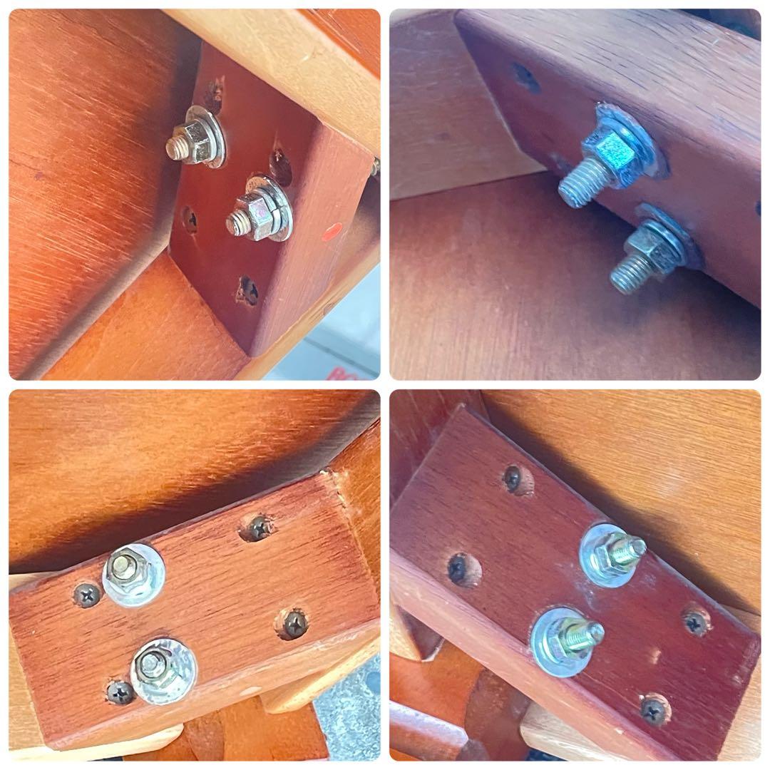 HR863 【リアルシャビー】マルニ木工　バタフライテーブル　拡張テーブル