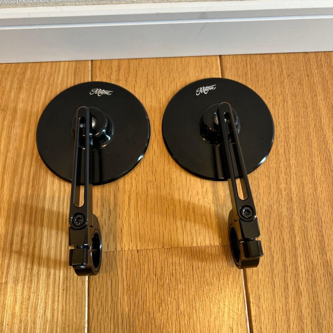 Motone バーエンドミラー　TURISMO 100mm 2コセット