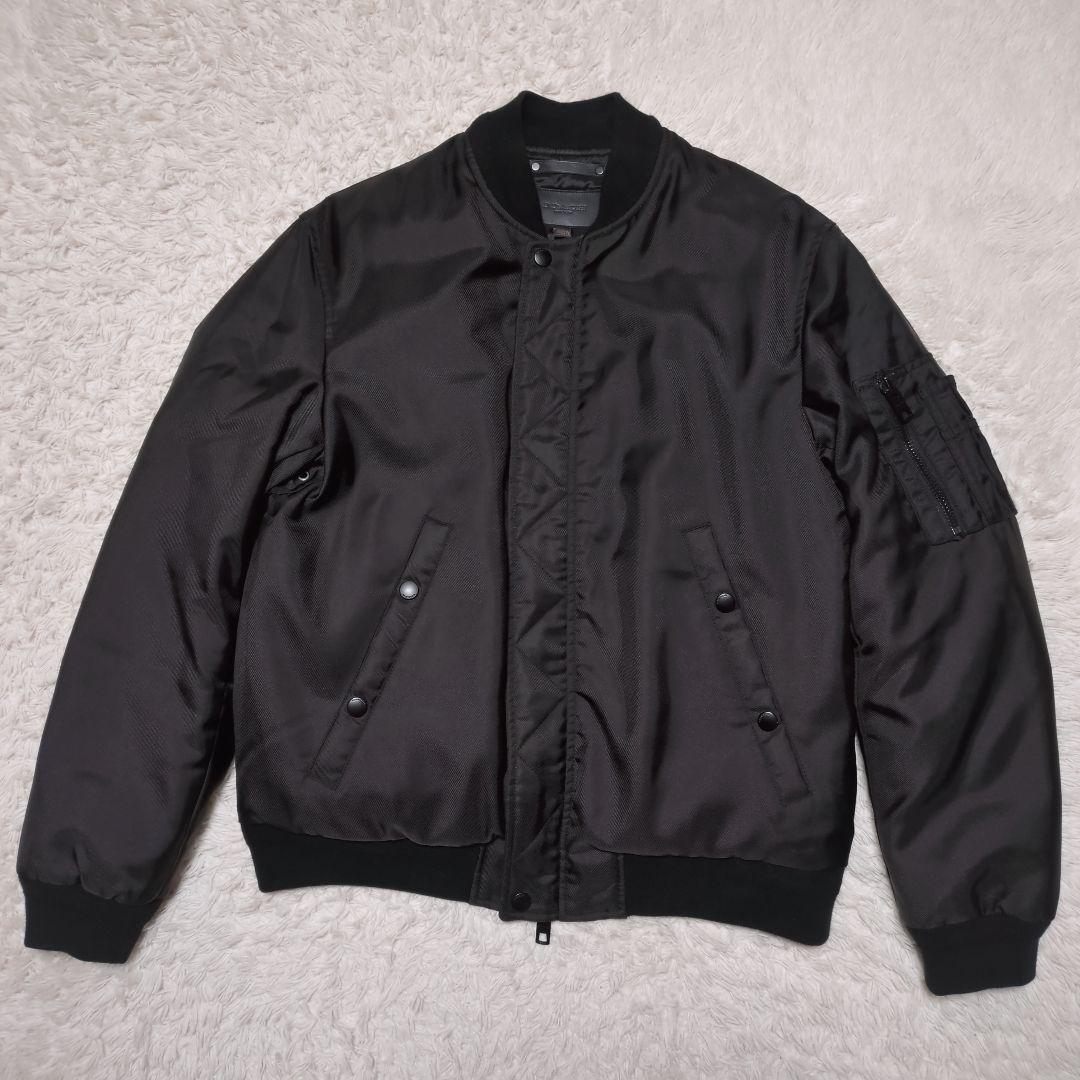 極美品！COACH　ダウンMA-1ジャケット　黒　オーバーサイズ　S