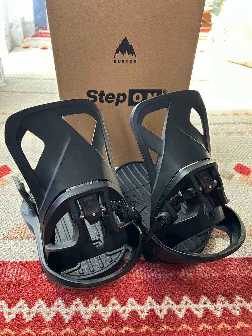 Burton Step ONバインディング メンズ Sサイズ ブラック