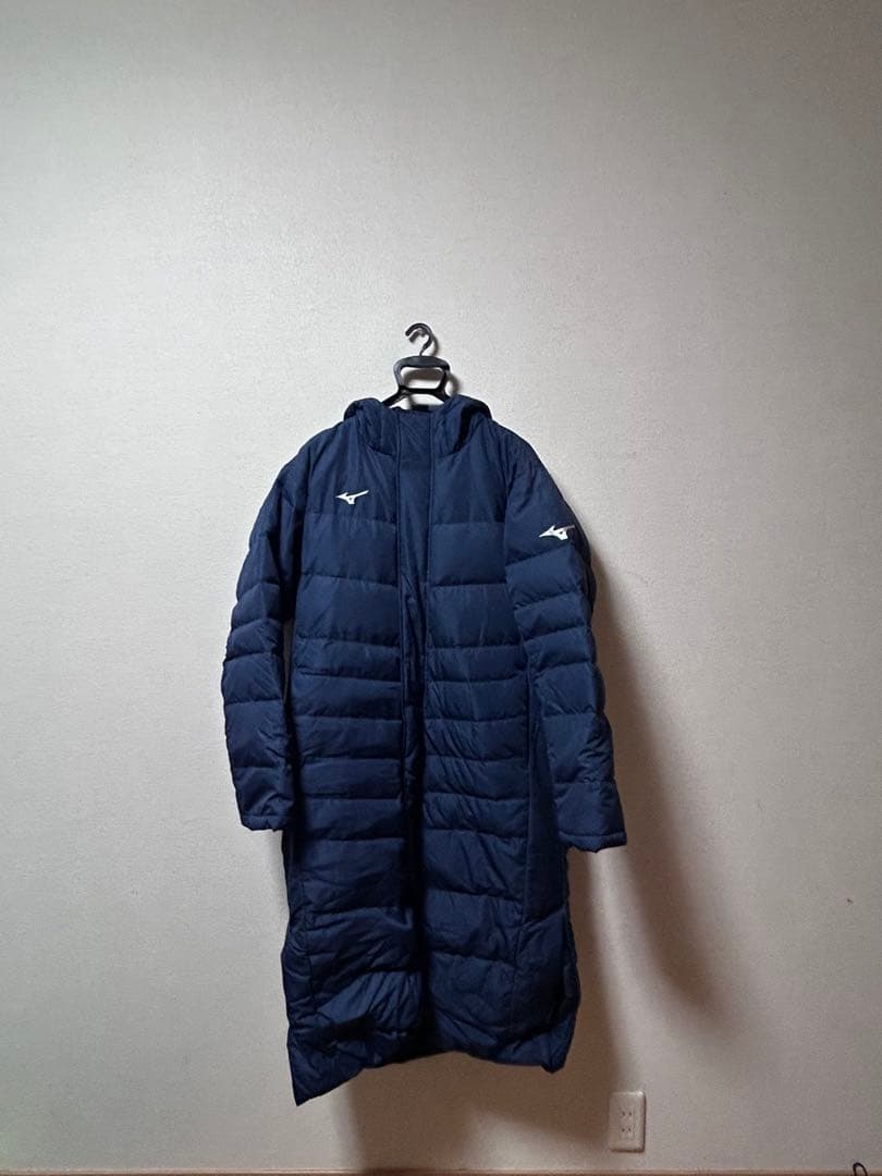 MIZUNO(ミズノ) ロングコートダウン　ベンチコート　トレーニングウェア