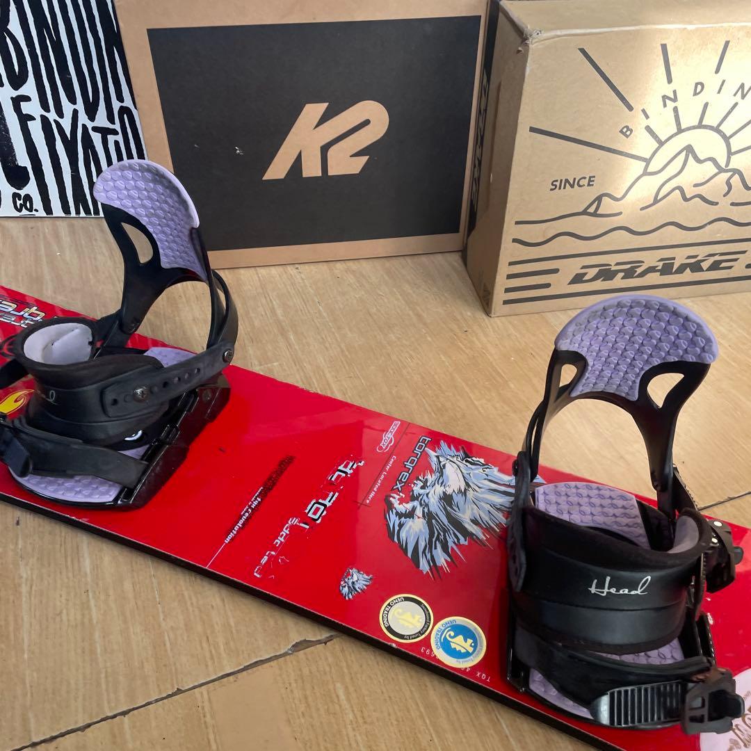 TORQREX×HEAD　良質国産　スノーボードセットOGASAKA製　バイン付