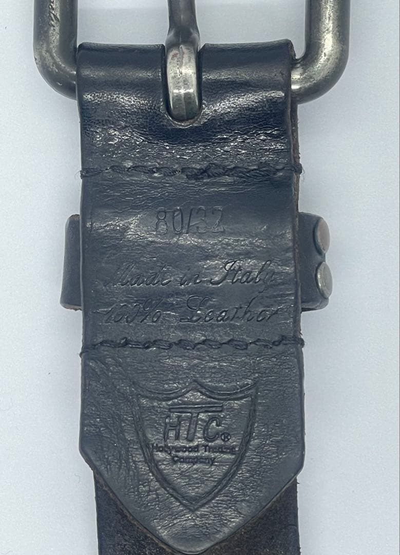 HTC 5000スタッズ 黒レザーベルト