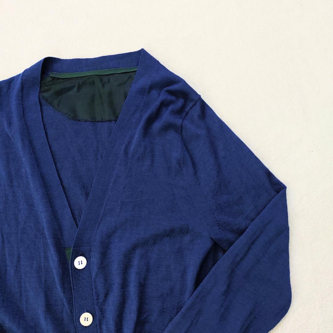 【美品】サカイ　sacai　カーディガン　カシミヤ混　シルク混　Sサイズ