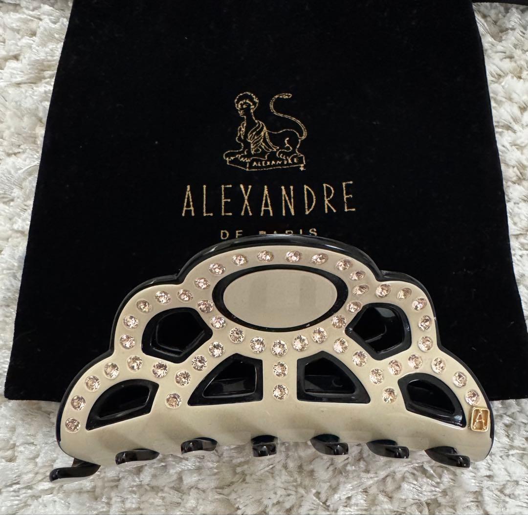 アレクサンドルドゥパリ シャンデリア　ヘアクリップ　スワロフスキー　9cm