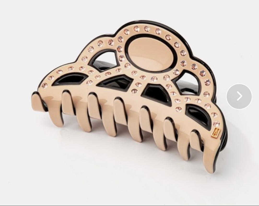 アレクサンドルドゥパリ シャンデリア　ヘアクリップ　スワロフスキー　9cm