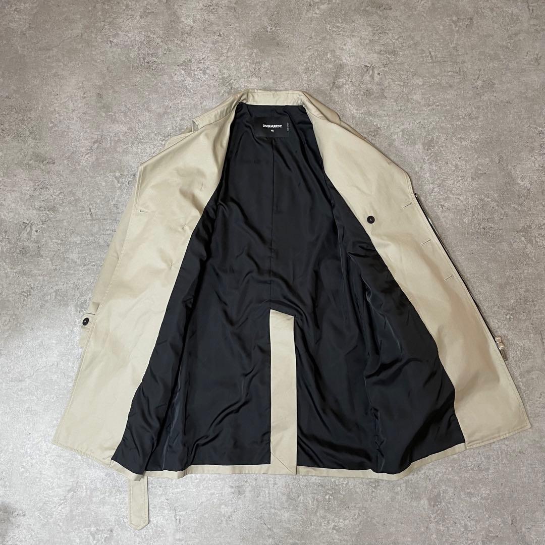 DSQUARED2 Print Trench Coat トレンチコート 46