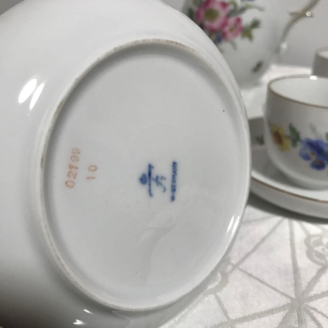 未使用　フェルステンベルグ　食器セット　カップ　ソーサー　ポット