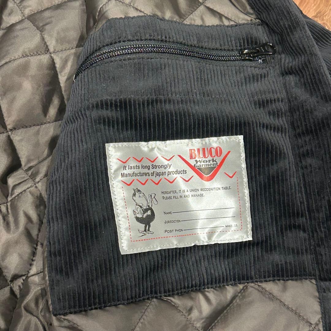 新品未使用　BLUCO ブルコ　ファラオジャケット　コーデュロイ　Mサイズ
