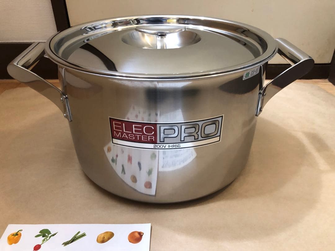 未使用　フジノス　ELEC MASTER PRO 両手深鍋　24cm IH対応