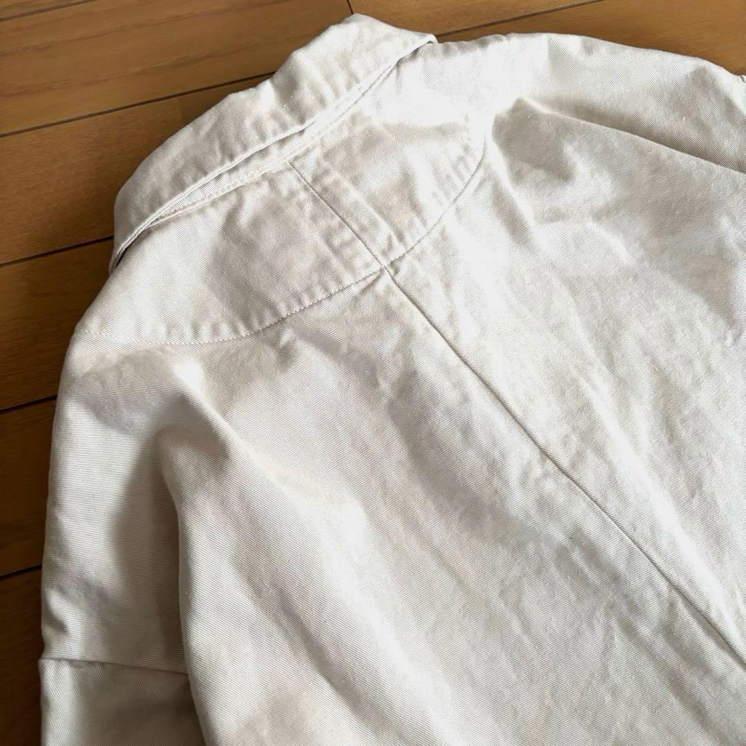 HARVESTY ハーベスティ オーバーハーフコート アイボリー サイズ1