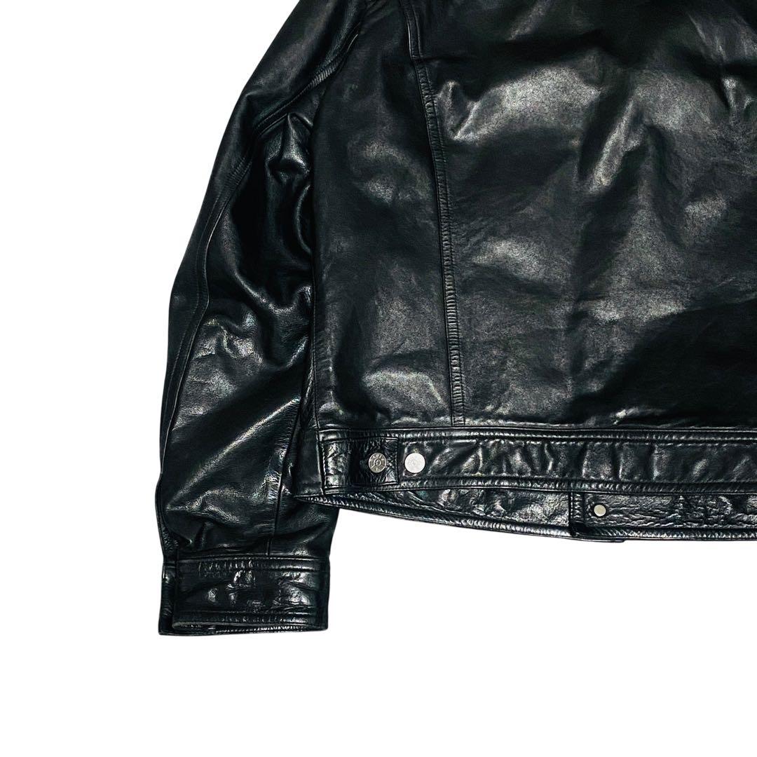 【美品】90s agnis b. homme アニエスベーオム レザージャケット