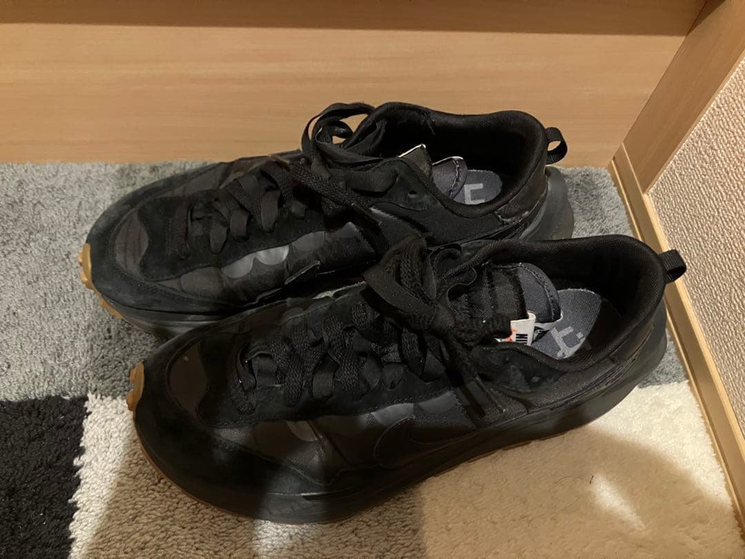 靴 NIKE sacai vaporwaffle BLACK 29cm