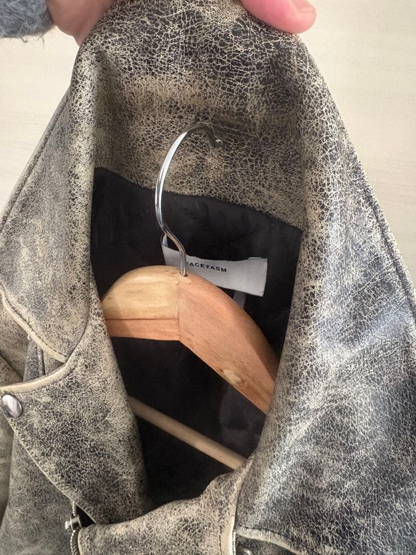 ファセッタズム　ダブルライダースJKT ヴィンテージ加工