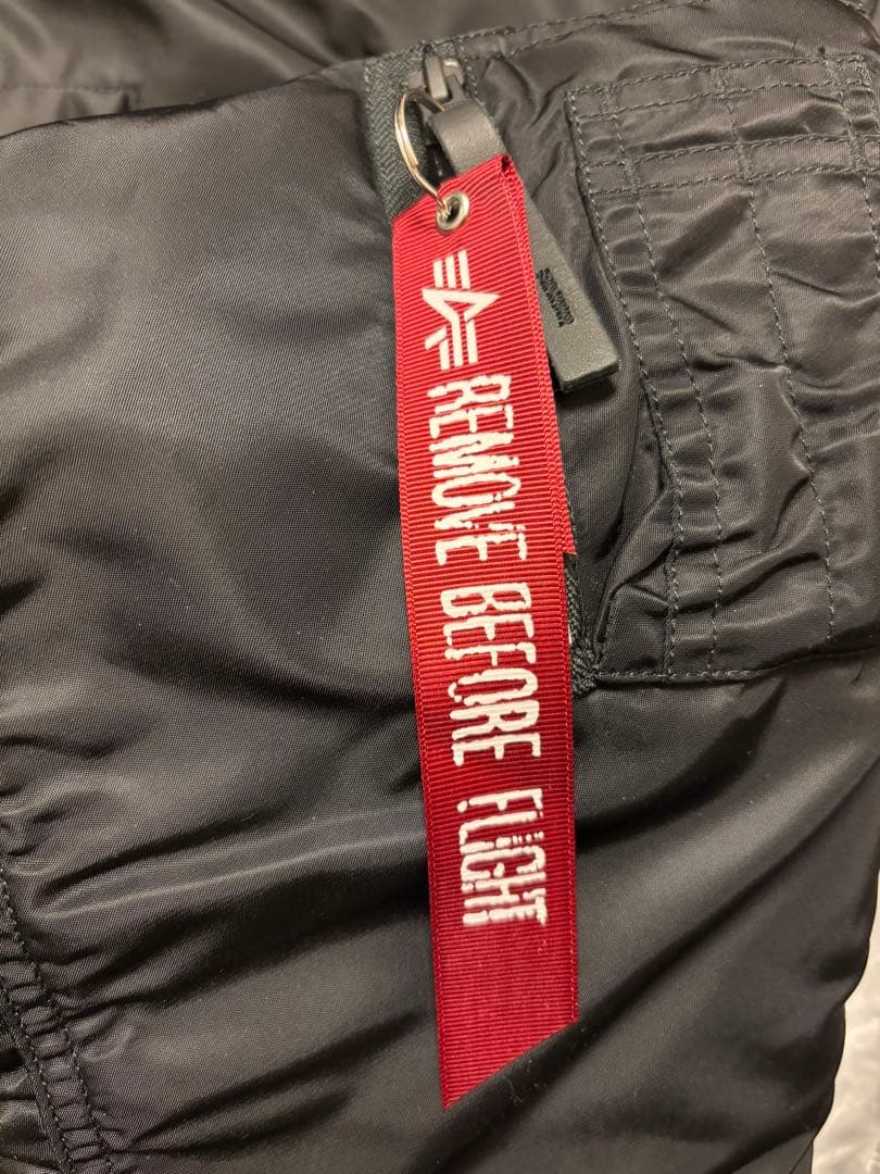 試着のみ美品　ALPHA アルファインダストリーズn3b ブラック