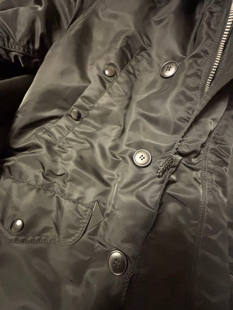 試着のみ美品　ALPHA アルファインダストリーズn3b ブラック