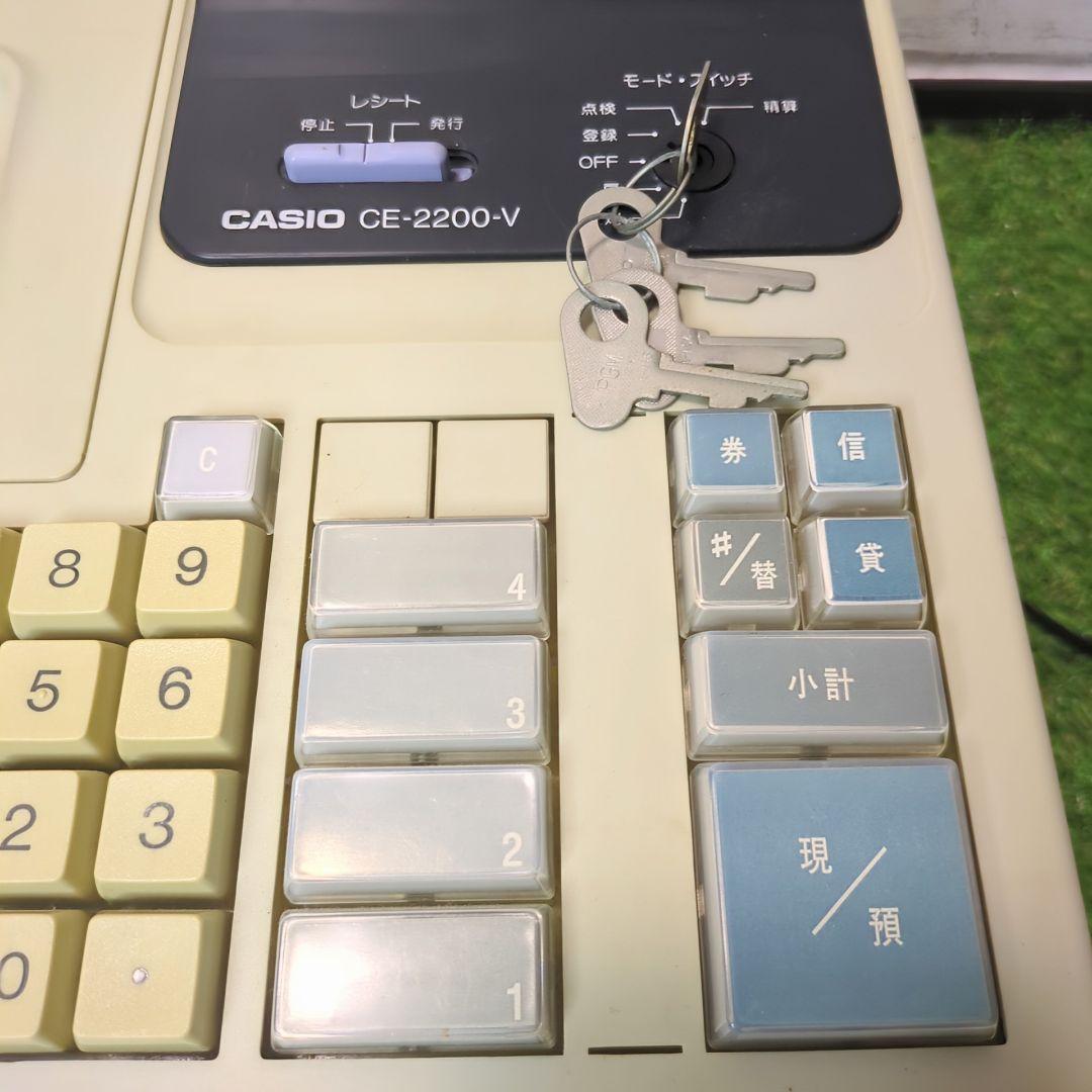 CASIO カシオ　レジスター　CE-2200　V
