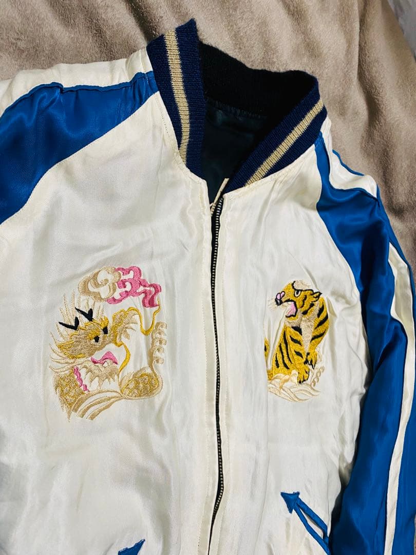 テーラー東洋 x Hinoya スカジャン 日本限定虎　2面用 vintage