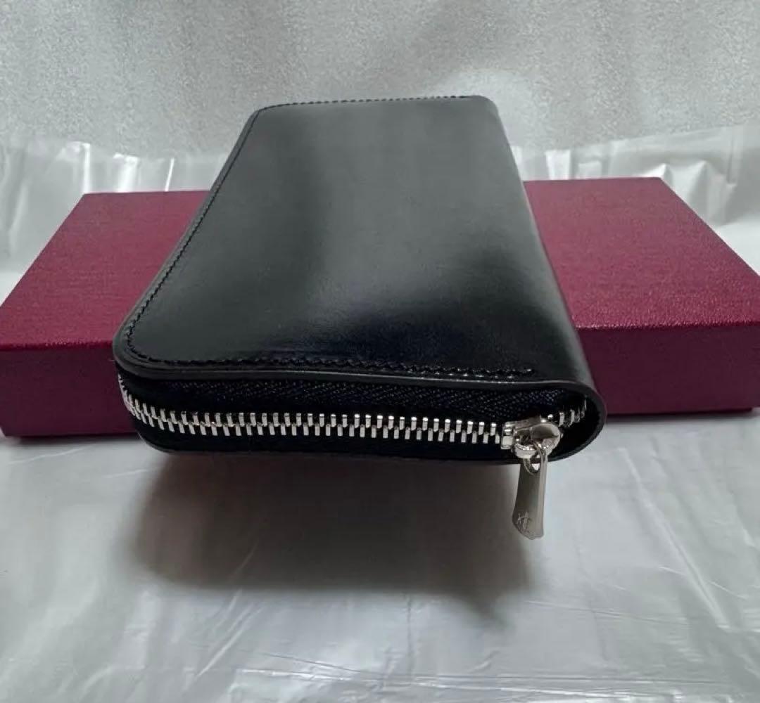 新進工房　SIN SIN バタール/ルガトー/ブラック長財布
