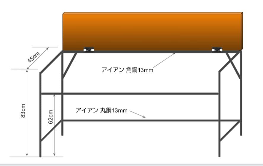 なーちゃん様オーダー品　コンソールテーブル