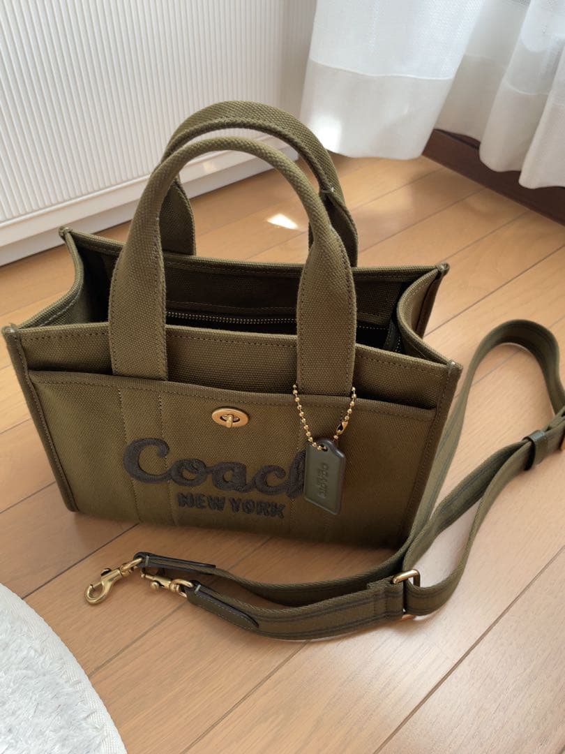 Coach オリーブトートバッグ