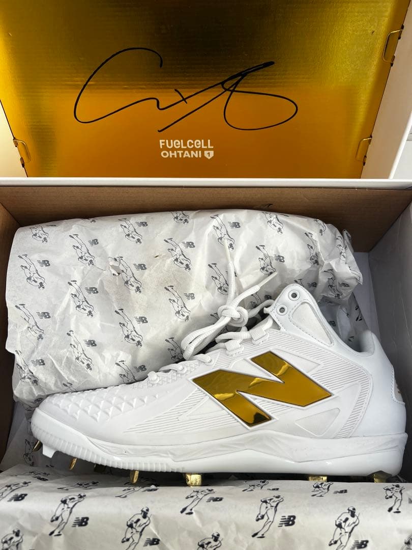 New Balance 大谷モデル MSHOWT1 ホワイト/ゴールド 29cm