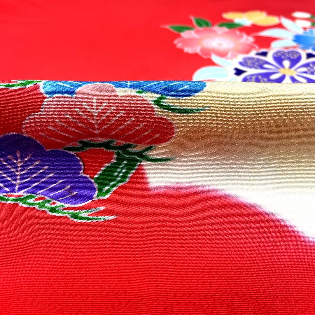 ◎mk-2685　七五三　女の子　着物　7歳　　12-4