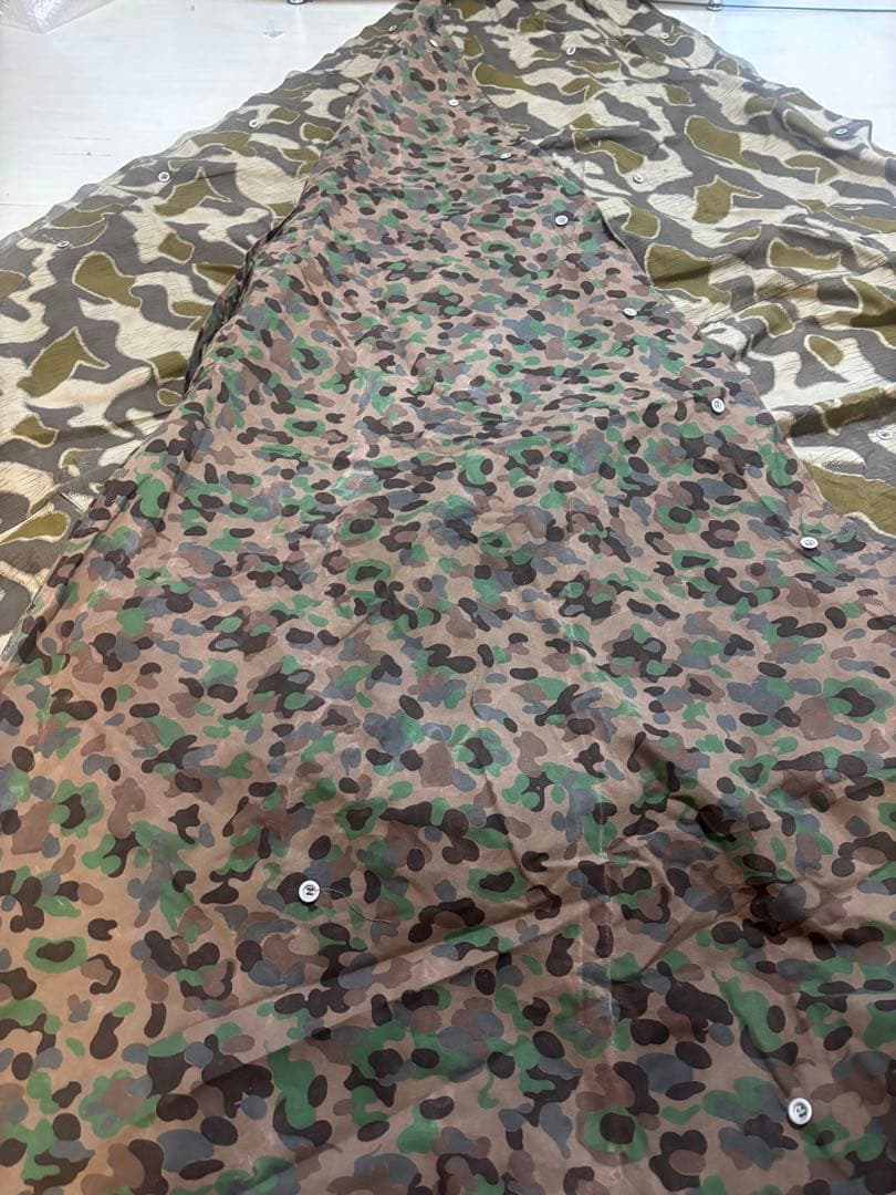 オーストリア　軍幕　テント　ツェルト　ポンチョ　4枚フルセット