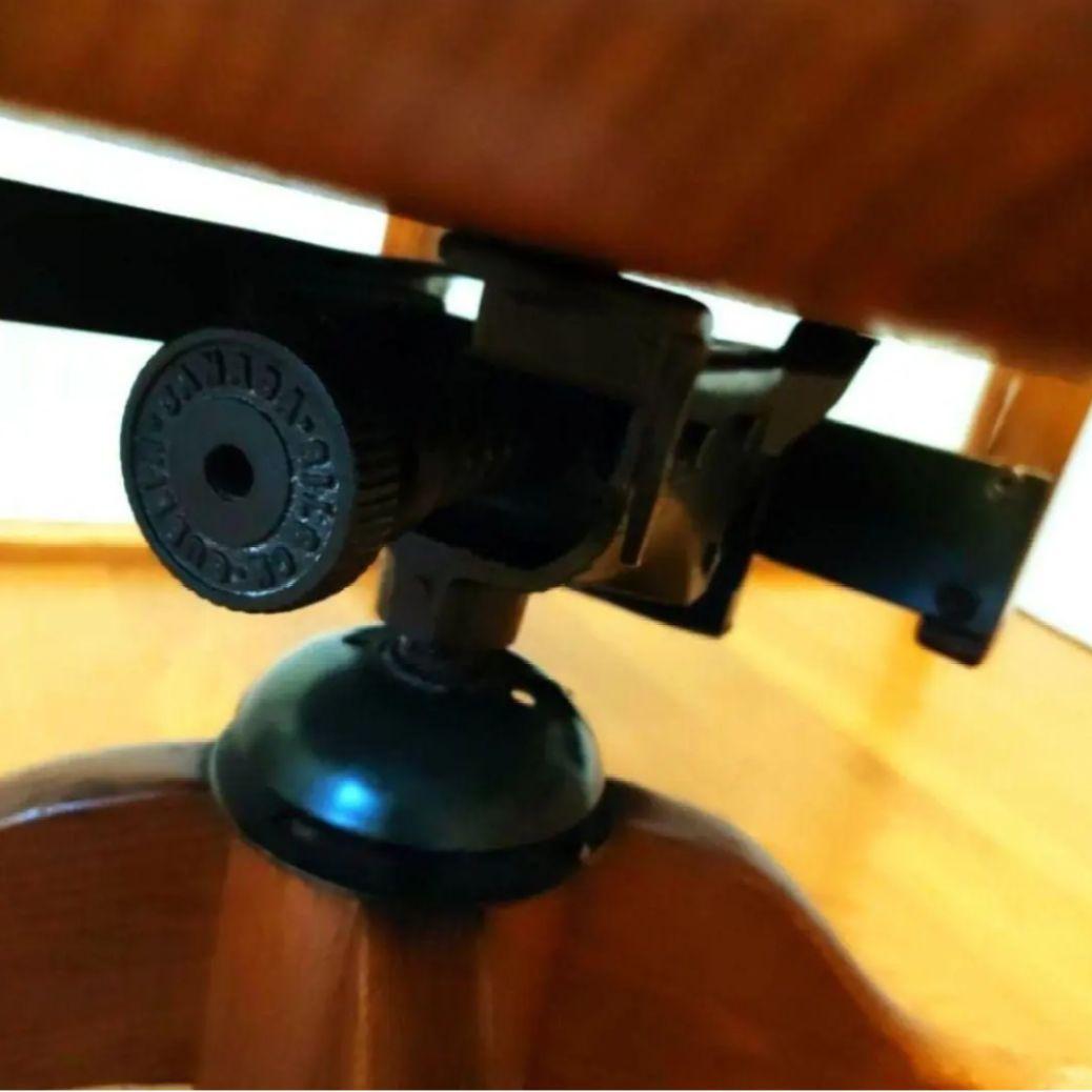 木製キャスター付き 回転式デスクチェア(ムートンチェアパッド付き)