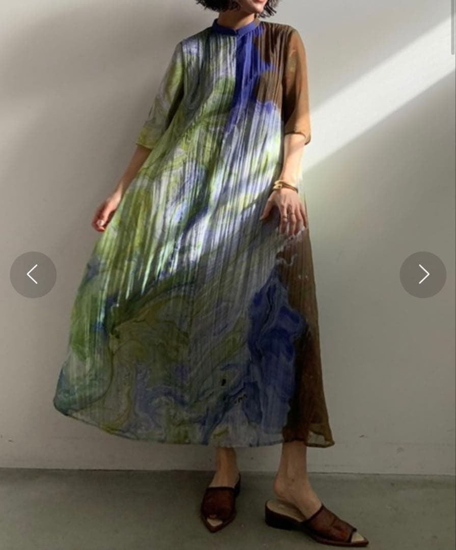 ワンピース AMERI MEDI ERIN WRINKLE DRESS