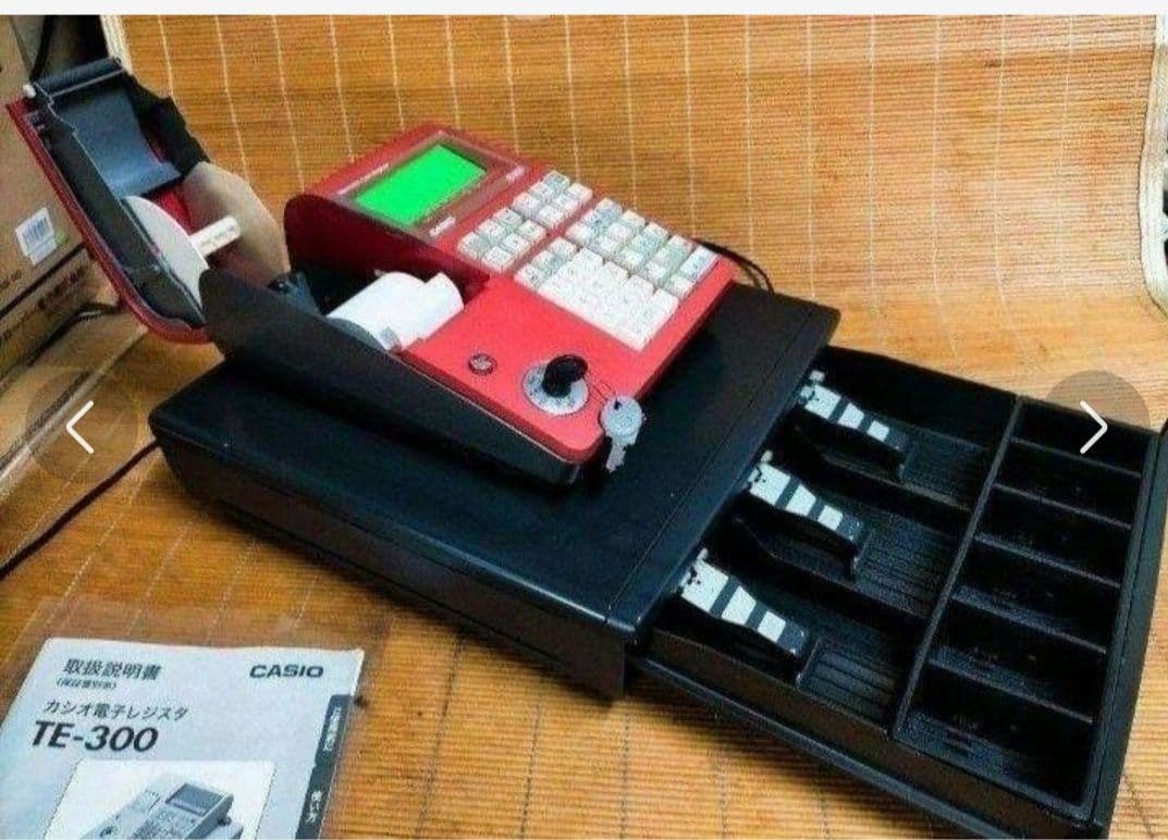 カシオレジスター TE-300 フル設定無料 送料無料 人気機種2501300