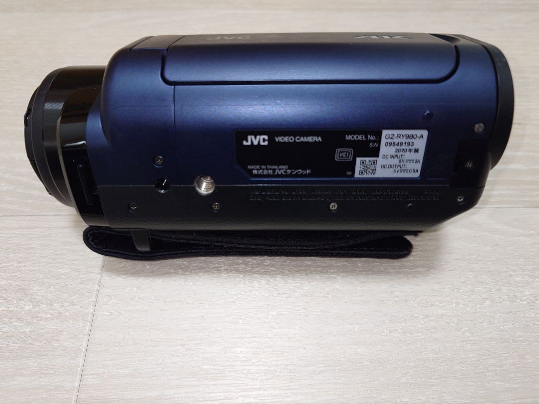 JVC　Everio R　ビデオカメラ　GZ-RY980-A　4K撮影　防水防塵