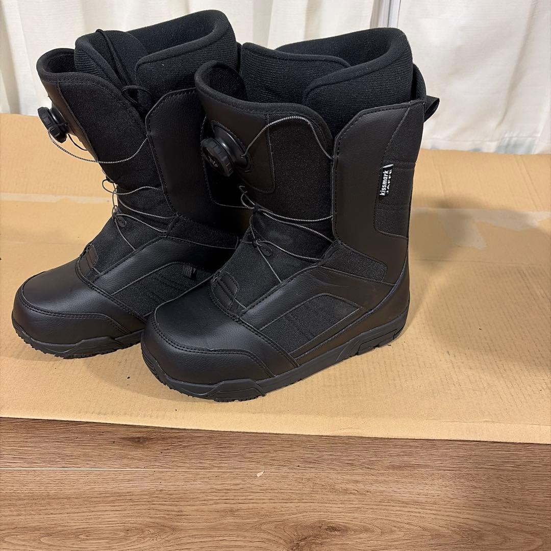 美品 スノーボードブーツ ブラック ダイヤル式 kissmark