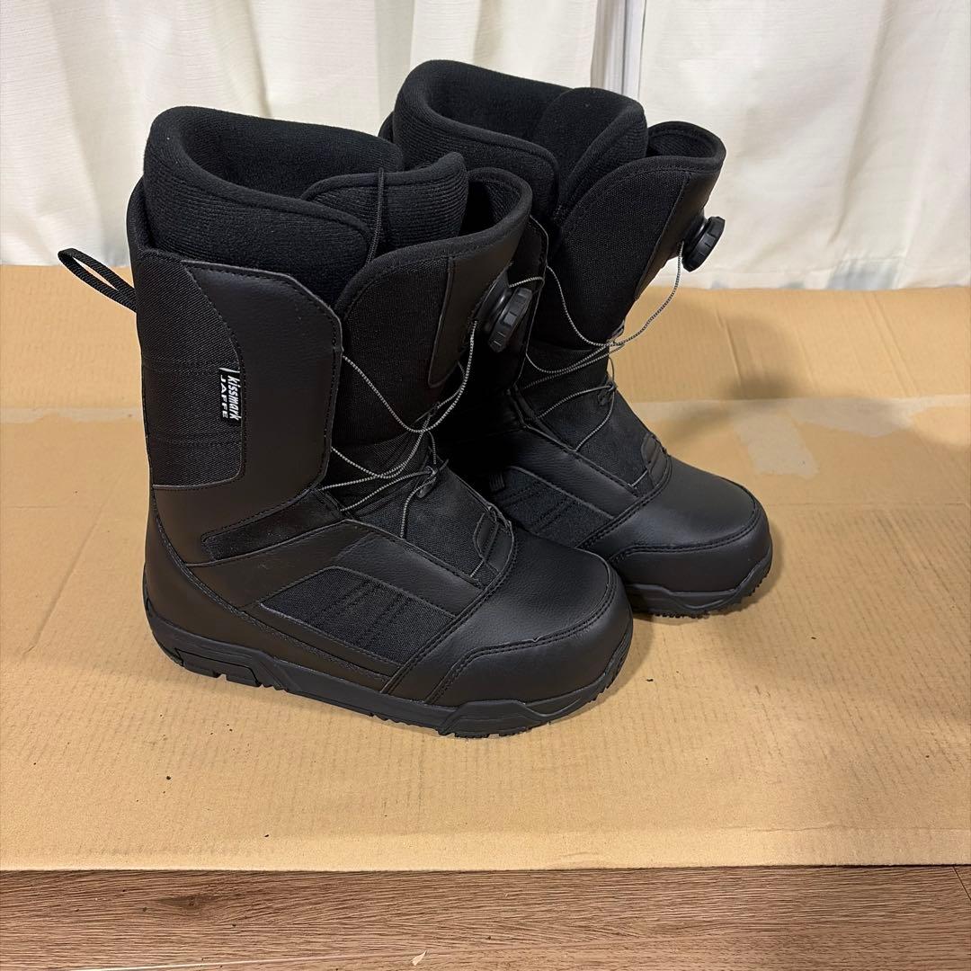 美品 スノーボードブーツ ブラック ダイヤル式 kissmark