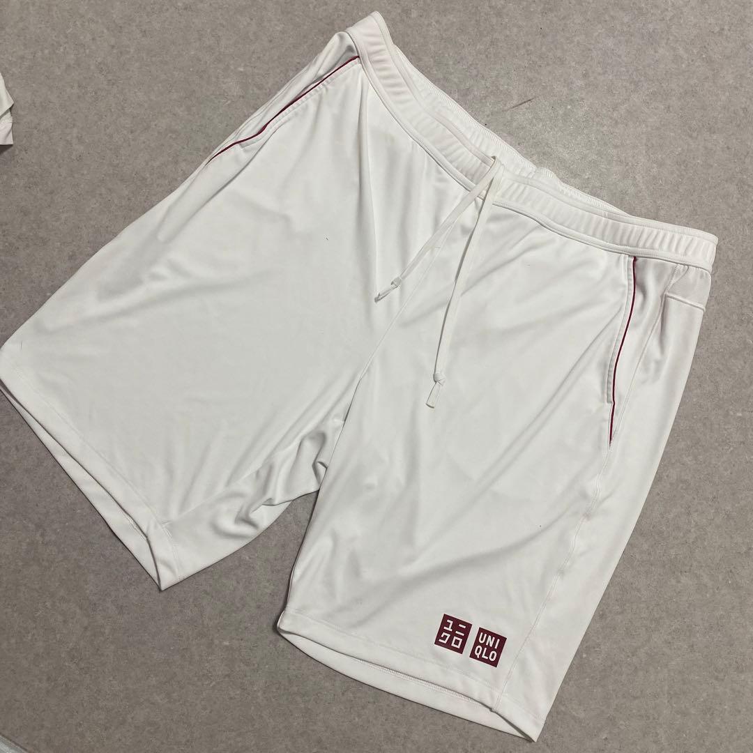 ユニクロ　テニスウェア　上下セット　ロジャーフェデラー　全英モデル　美品✨XL