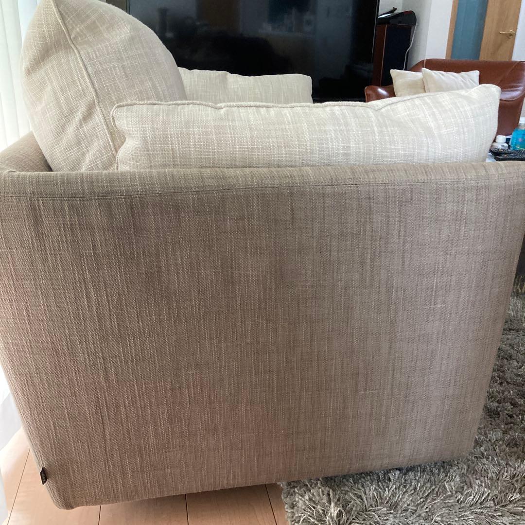 Tai artflex ベージュファブリックソファ　 Aソファ10