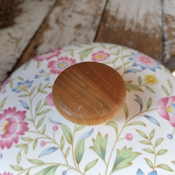 ヴィンテージ 未使用 EJIRY 華やか フラワー 花柄 ホーロー 片手鍋