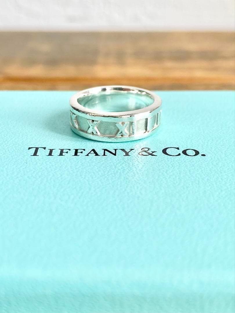 9号 TIFFANY ティファニー アトラス ナロー リング 指輪 925 A2