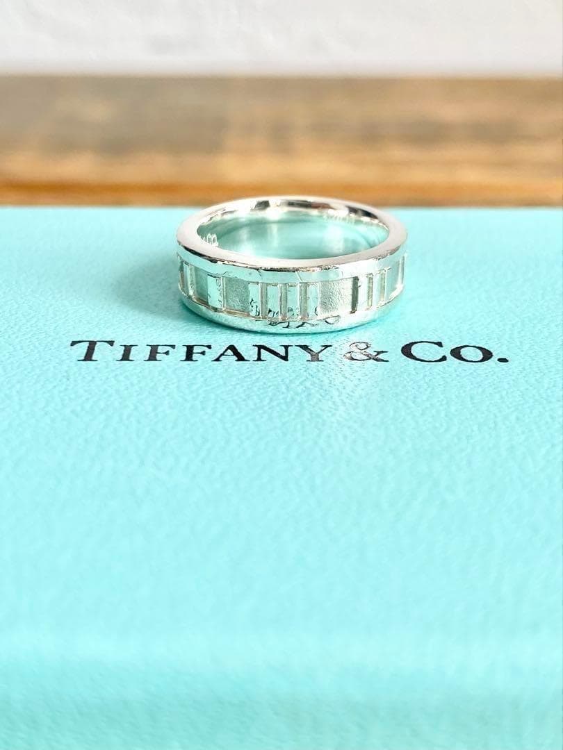 9号 TIFFANY ティファニー アトラス ナロー リング 指輪 925 A2