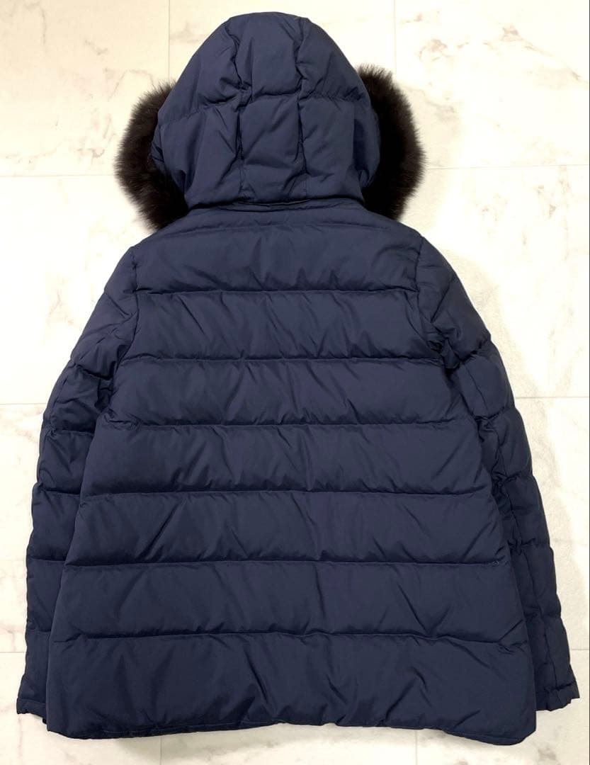 ☆美品☆ イエナ 定価46,200円 Pタフタ ショートダウンコート36ネイビー