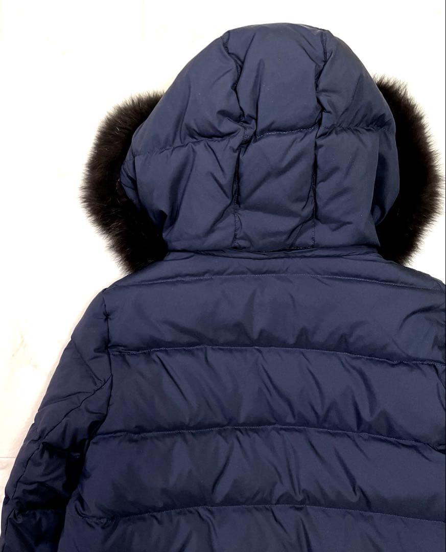 ☆美品☆ イエナ 定価46,200円 Pタフタ ショートダウンコート36ネイビー