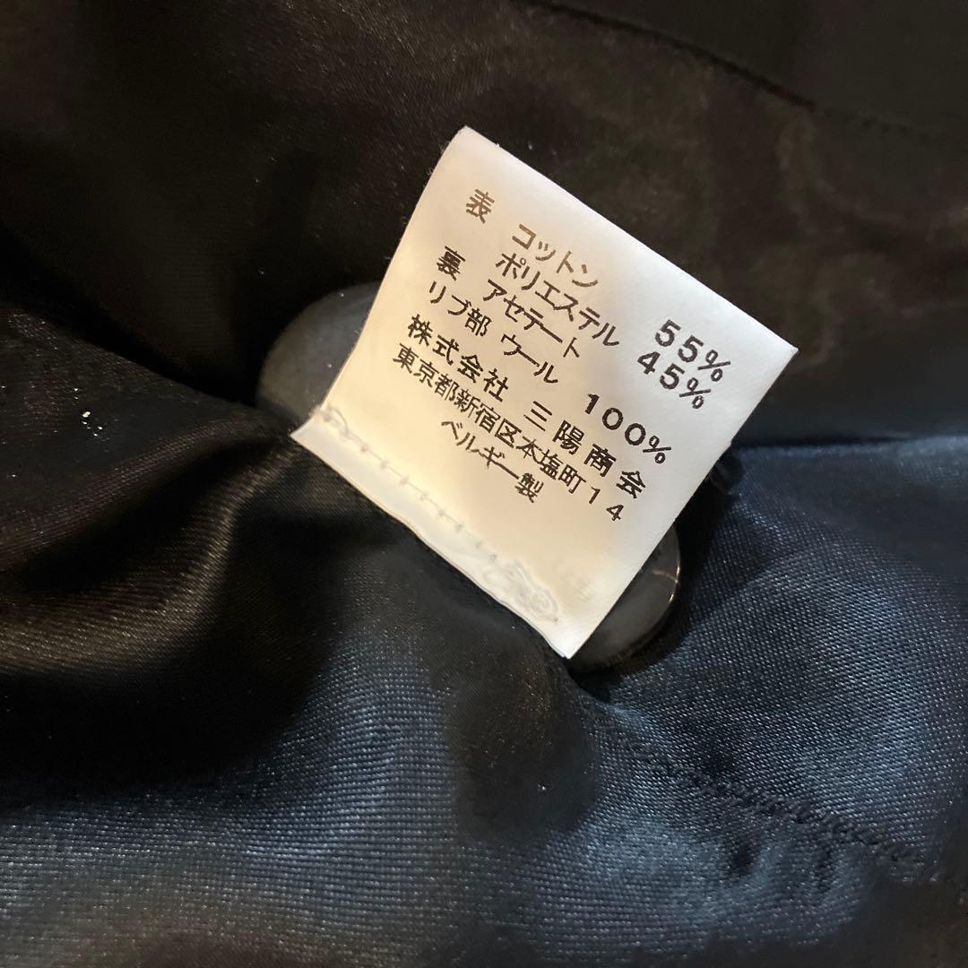 KRIS VAN ASSCHE クリスヴァンアッシュ ブラック トレンチコート