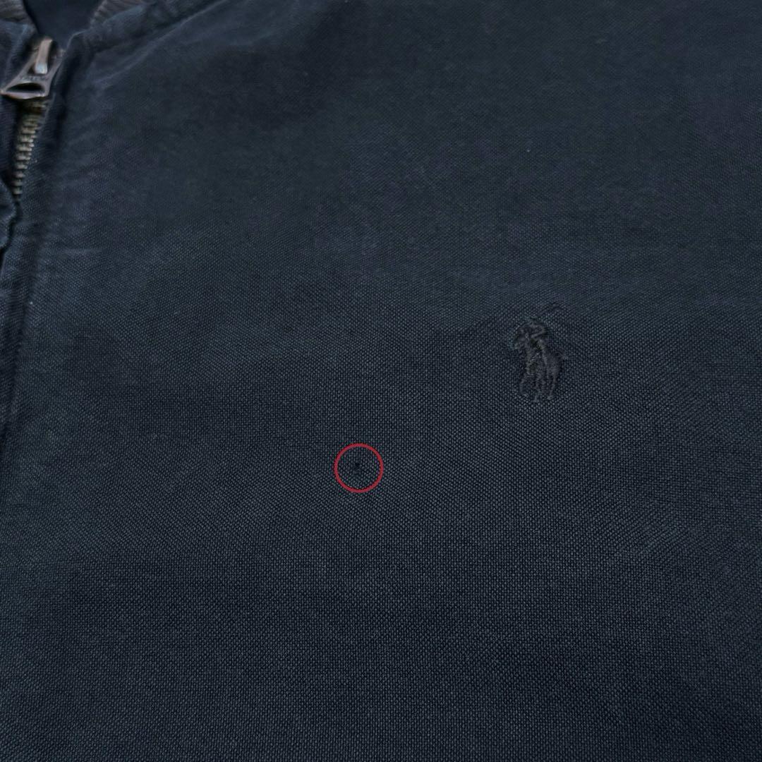 POLO Ralph Lauren コットンフライトジャケット ブラックS24b