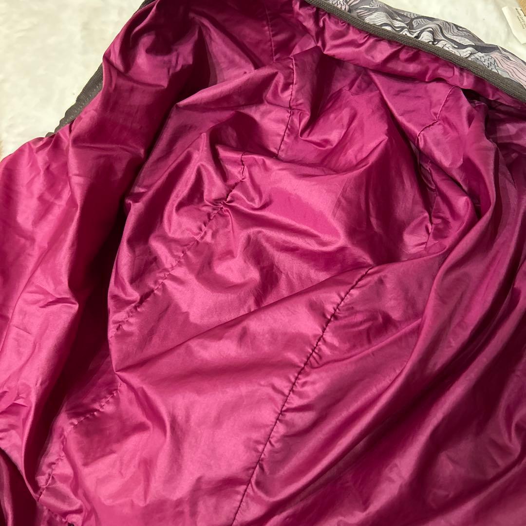 パール　ミズノ× リバティ　フード付き　ダウンベスト